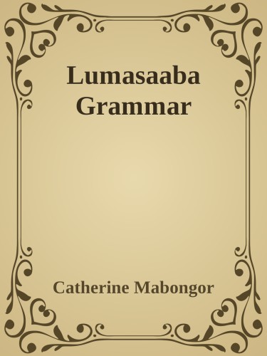 Lumasaaba Grammar