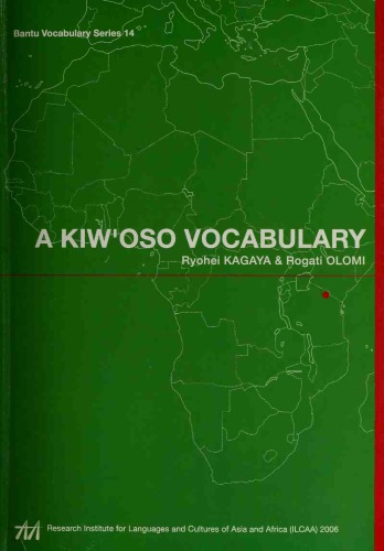 A Kiw’oso Vocabulary