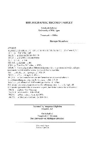 Vorlesungen uber Differentialgeometrie. Affine Differentialgeometrie