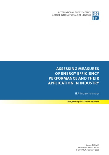 Assessing Measures of Energy Efficiency Performance and their Application in Industry