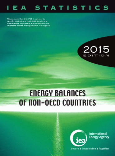 Energy balances of non-oecd countries 2015.