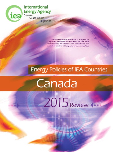 Energy Policies of IEA Countries : Canada 2015.