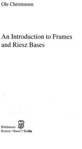 An introduction to frames and Riesz bases