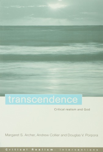 Transcendence: Critical Realism and God