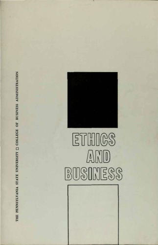 Ethics and Business: Three Lectures