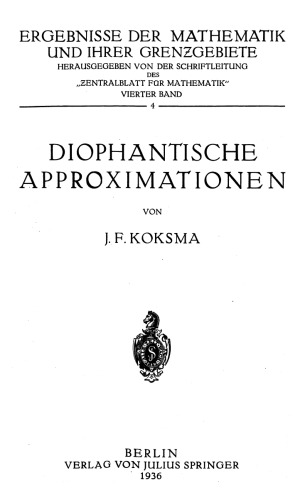 Diophantische Approximationen