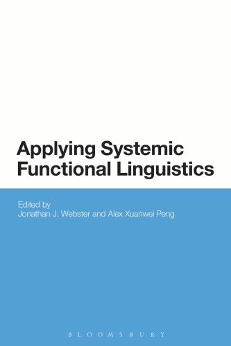 Applying Systemic Functional Linguistics: The State of the Art in China Today