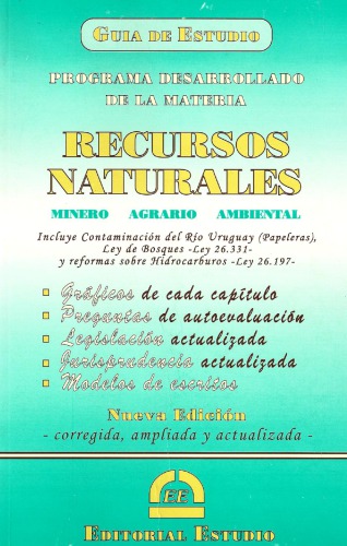 Recursos Naturales Guia de Estudio