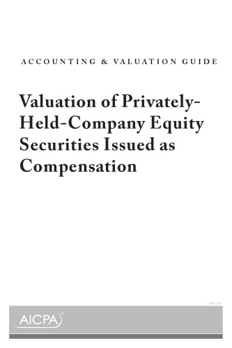 Valuation of privately-held-company equity securities issued as compensation