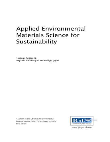 Applied environmental materials science for sustainability