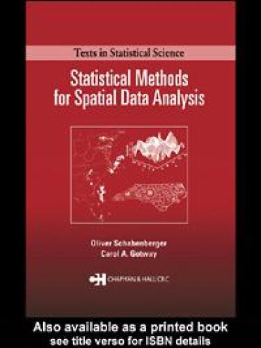 Statistical methods for spatial data analysis