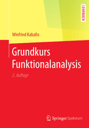 Grundkurs Funktionalanalysis