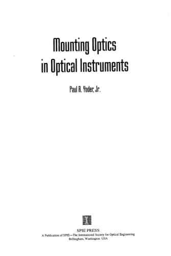 Mounting optics in optical instruments