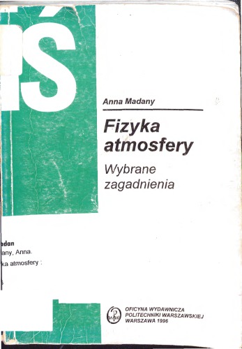 Fizyka atmosfery: Wybrane zagadnienia