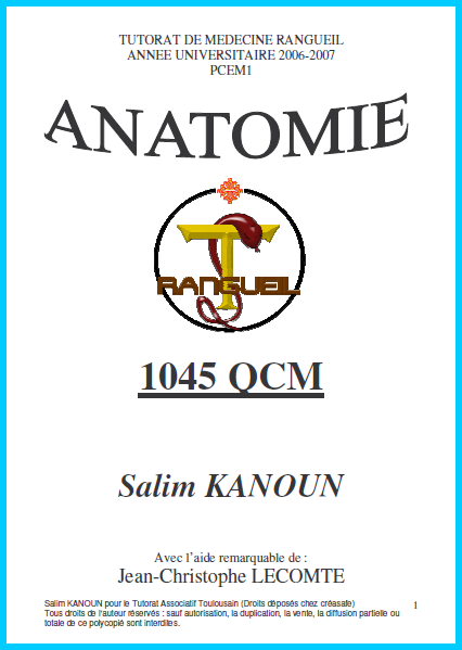 Anatomie QCM