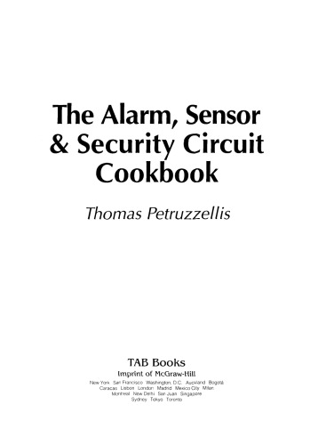 The alarm, sensor & security circuit cookbook