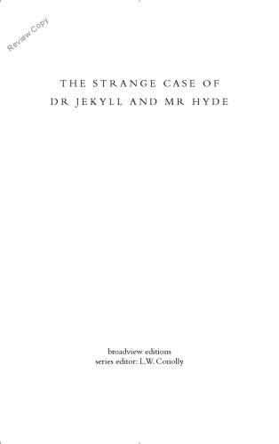 The Strange Case of Dr. Jekyll and Mr. Hyde, second edition