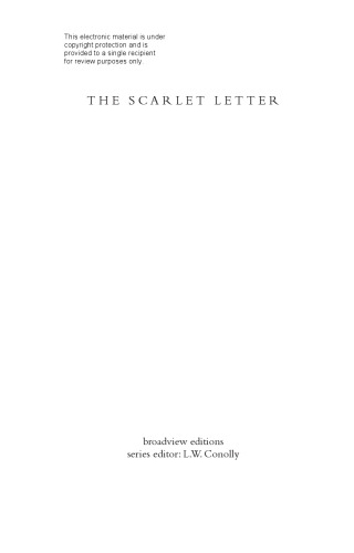 The Scarlet Letter - Second Edition: A Romance