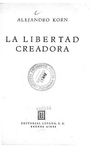 La libertad creadora.