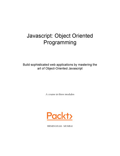 JavaScript: Object-Oriented Programming