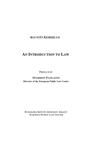 An Introduction to Law