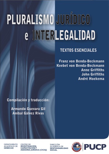 Pluralismo jurídico e interlegalidad: textos esenciales