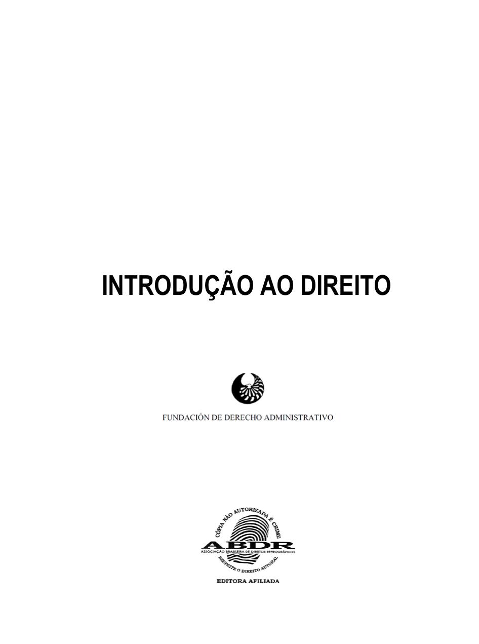 Introdução ao direito: direito público e privado