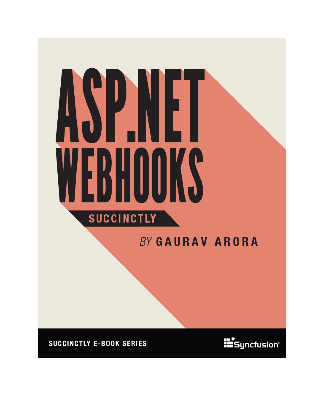 ASP.NET Webhooks Succinctly