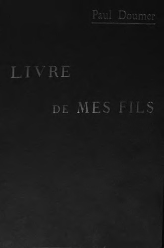 Livre de mes fils