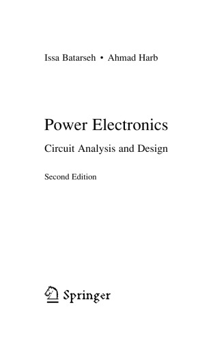 Power Electronics. Circuit Analysis and Design