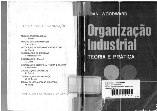 Organização Industrial: teoria e prática