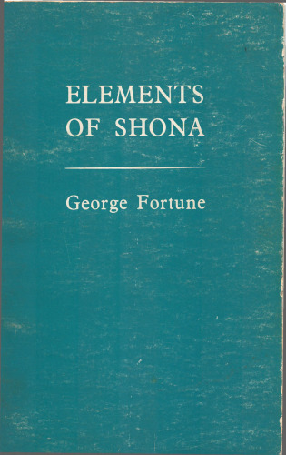 Elements of Shona