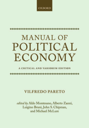 Manual of Political Economy: A Critical and Variorum Edition