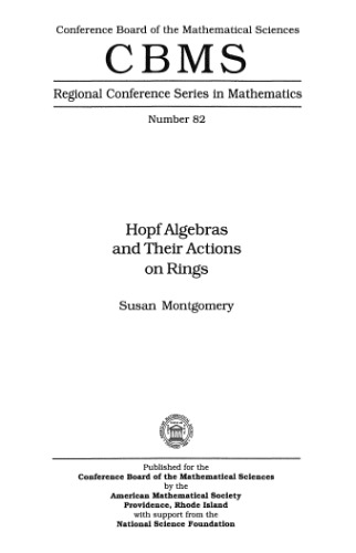 Hopf algebras and their actions on rings