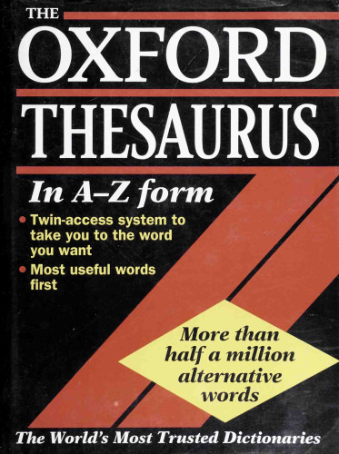 The Oxford Thesaurus