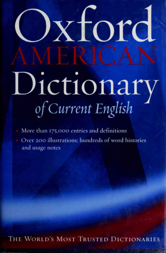 The Oxford American Dictionary of Current English