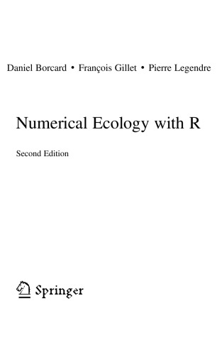 Numerical Ecology with R