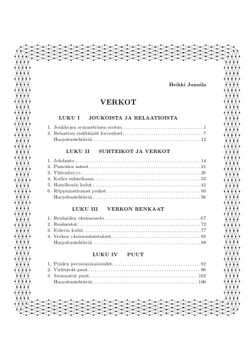 Verkot [lecture notes]