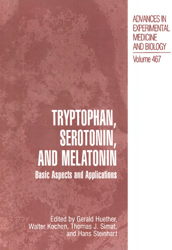 Tryptophan, Serotonin, and Melatonin: Basic Aspects and Applications