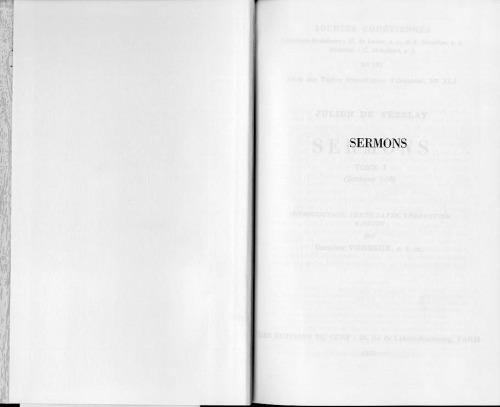 Sermons 1-16, introduction, tome I