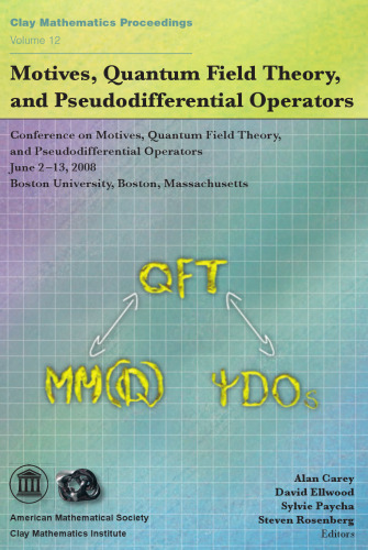 Motives, Quantum Field Theory, and Pseudodifferential Operators