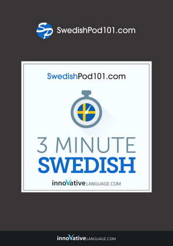 3-Minute Swedish - 25 Lesson Series Audiobook