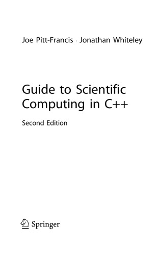 Guide to Scientific Computing in C++