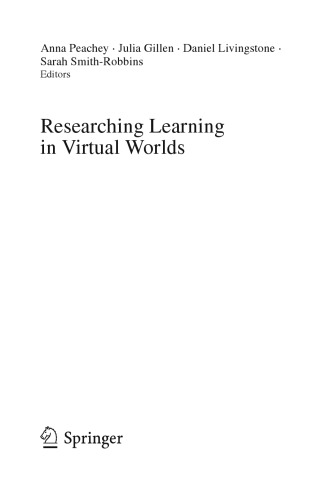 Researching Learning in Virtual Worlds