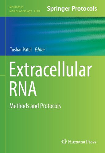  Extracellular RNA: Methods and Protocols