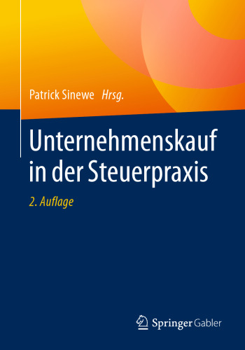  Unternehmenskauf in der Steuerpraxis