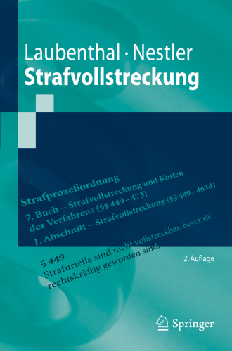  Strafvollstreckung