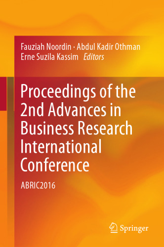  Proceedings of the 2nd Advances in Business Research International Conference: ABRIC2016