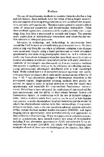 Biochemical Spectroscopy