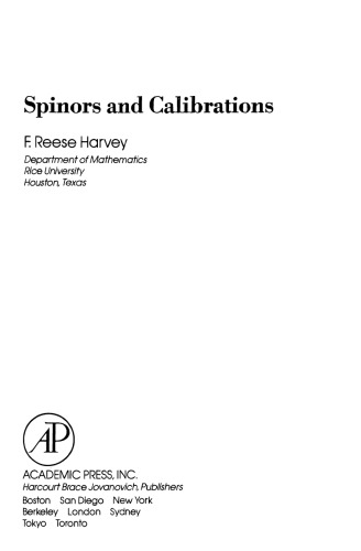 Spinors and calibrations